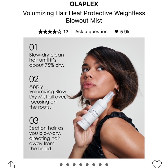 brand new - OLAPLEX volumizing blow dry mist - Picture 6 of 9